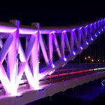 [台中北屯] 海天橋~ 浪漫點燈，約會新景點!!!