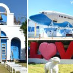 [台中大坑] 橋王花園酒店~ 波音737客機、藍白地中海風格教堂，浪漫拍照新亮點!!