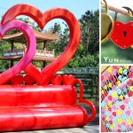 [台南北門] 南鯤鯓代天府月老愛情廣場~ 愛心造景好浪漫，情侶拍照好甜蜜