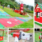 [新竹北埔] 西瓜莊園~ 童趣造景好吸睛，草地滑梯沙坑超好玩