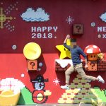 [嘉義景點] 瑪莉歐牆~ 遊戲場景跳躍撞磚塊金幣，打卡超有趣